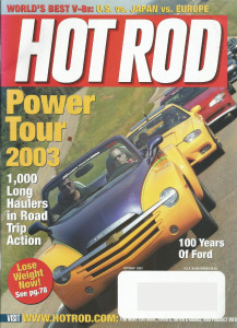 HOT ROD 2003 OCT - ZL1 CAMARO SS, FACTORY APPEARING
